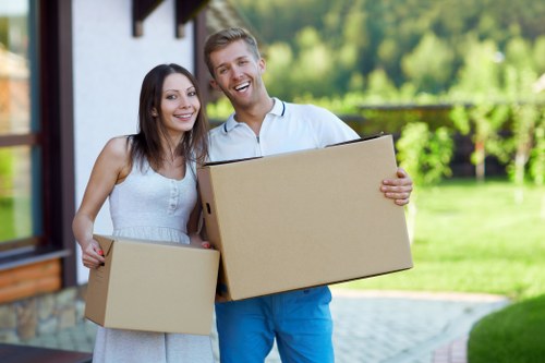 Careful loading process for a small removal service