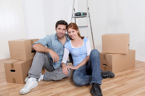 Interior of a secure long-term storage space in Alperton