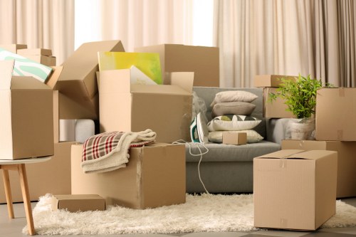 Organized office files for document storage in Alperton